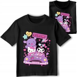 StukanDesign Gyerek Póló Fekete Kuromi Hello Kitty [3XS] 92cm