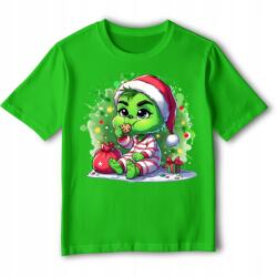 StukanDesign Gyerek Póló Grinch Merry Grinchmass Cute Grinch [3XS] 98 cm