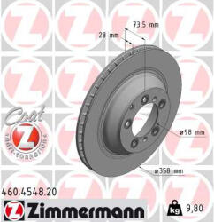  ZIMMERMANN féktárcsa 460.4548. 20