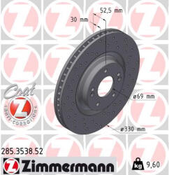  ZIMMERMANN féktárcsa 285.3538. 52