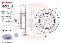  BREMBO féktárcsa 08. A715.1X