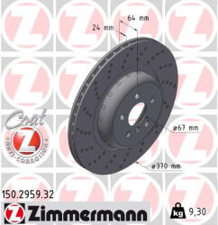  ZIMMERMANN féktárcsa 150.2959. 32
