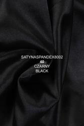  Vékony Szatén Bélés Spandex 8002 40 Fekete (8002 40)