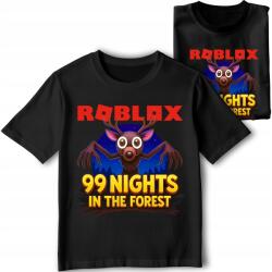 StukanDesign Gyerek Póló Fekete Roblox 99 Éjszaka Az Erdőben Party Monster Night 2XS