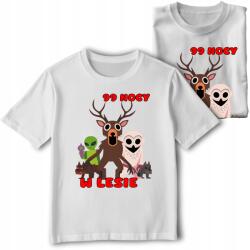 StukanDesign Gyerek Póló Fehér Roblox 99 Éjszaka Az Erdőben Party Monster Scary [XL]