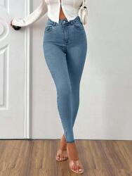 Shein Kék Farmer Cső F9I S06__XS