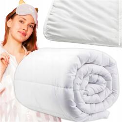  Paplan 140x200 Nyári Antiallergén Könnyű Légáteresztő Termék Fehér (KOŁDRA 140x200 LETNIA ANTYALERGICZNA LEKKA PL)