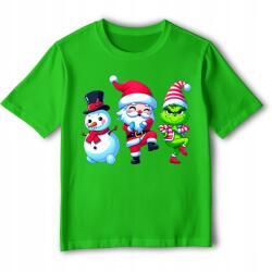StukanDesign Gyerek Póló Grinch Hóember Mikulás Karácsonyi Ajándékok [xs] 116 cm