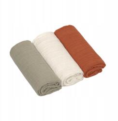 Lassig muszlin pelenka 60x60cm x3 Organikus Pamut (4042183436425)