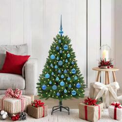  Brad de Crăciun artificial 120 cm 150 LED-uri Alb cald Verde (3395674-3395674)