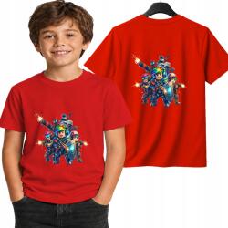 StukanDesign Gyerek Póló Unisex Piros Játék Roblox Robotok Játékosok [2XS] 104cm