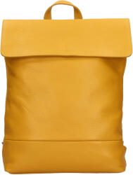 Italia Rucsac de dama din piele Italia Jenny - galben