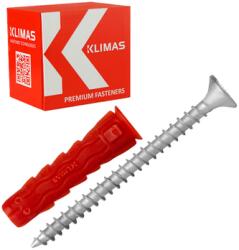 Klimas Diblu universal 6x30 mm cu surub cu cap inecat 4x50 mm, Klimas Wkret-met, SFXP06030050 (cutie de 100 buc. ) (SFXP06030050)