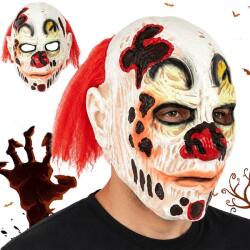  Ijesztő bohóc maszk teljes arc piros cosplay és farsang (Maska klauna na Halloween)
