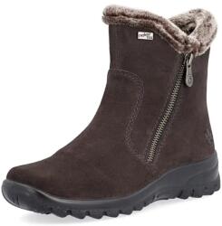 Rieker Botine dama Rieker L7162-25, maro inchis