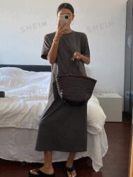 Shein Szürke Ruha Egyenes Ujjú S09__M