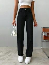 Shein Egyenes Farmer Nadrág Magas Derekú Ytl S06__L