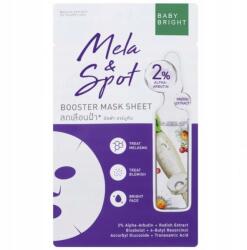 Tajlandia Thai maszk Baby Bright Mela and Spot Booster Sheet, 20g