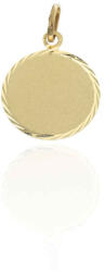 Gold pendants AU87306 - 14 K arany gravírozható medál (AU87306)