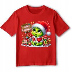 StukanDesign Gyerek Póló Grinch Merry Christmass Ajándékok Cute Grinch [s] 128cm