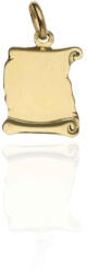 Gold pendants AU87510 - 14K arany gravírozható medál (AU87510)
