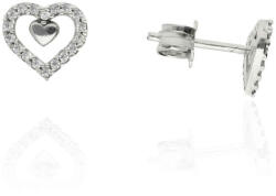 Gold earrings for ladies AU87467 - 14 K fehér arany fülbevaló (AU87467)