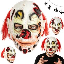  Ijesztő Bohóc Maszk Full Head Latex Halloween Tinédzsereknek (MASKA NA HALLOWEEN HALLOWEENOWA)