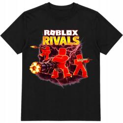 StukanDesign Gyerek Póló Fekete Roblox Rivals Gamer Robloks [XL] 164cm