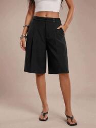 Shein Fekete Casual Rövidnadrág S09__XS