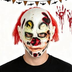  Bohóc maszk Ijesztő Halloween maszk Bohóc felnőtteknek és fiataloknak (Maska lateksowa krwawego klauna na Halloween)