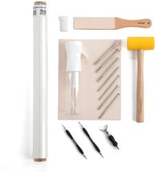 Tandy Leather Set de initiere in sculptura si stampilarea pielii Tandy Leather - Leather Carving Starter Set (55407-00)
