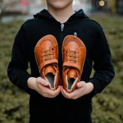CRAVE Gyerek barefoot téli cipő CRAVE BERGEN WINTER 3.0 konyak - 28