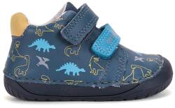 D. D. step Gyerek barefoot egész éves cipő D. D. STEP S070-62594B kék dinoszauruszos - 22
