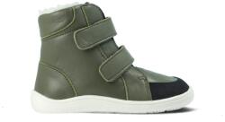 Baby Bare Shoes Gyerek barefoot téli cipő BABY BARE FEBO WINTER zöld khaki - 21
