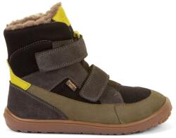 Froddo Gyerek barefoot téli cipő FRODDO UP TEX WINTER szürke/fekete - 26