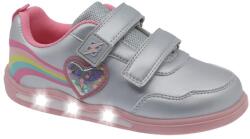 Beppi Gyerek barefoot világító tornacipő BEPPI SAPATO INFANTI ezüst-rózsaszín - 28