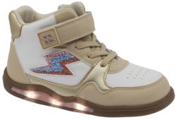 Beppi Gyerek barefoot világító bokacsizma BEPPI CASUAL BOOT INFANTI bézs/fehér - 26