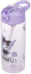 Baagl Gyerek ivópalack BAAGL Kuromi Fortune Dream szívószállal, lila, 500 ml