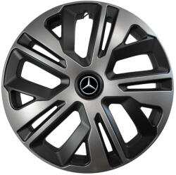 AutoHelix MSA Set 4 capace roti 16 inchi (R16) compatibile MERCEDES, Model Raven Grafit (RavGR36)
