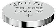 VARTA CR2032 lithium gombelem 3V bulk/20 (6032) (VARTA-6032-Bulk)