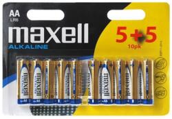 Maxell ceruza AA (LR6) alkáli elem bl/5+5 (MAXELL-LR6-55)