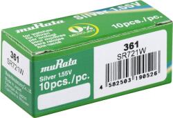 Murata MURATA(Sony) 361 SR721W ezüst-oxid gombelem 1, 55V bl/1 (MURATA-361)
