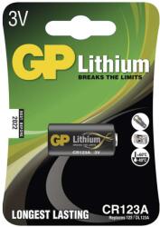 GP Batteries CR123 3V-os lithium fotó elem bl/1 B1501 (B1501)