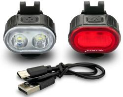 Falcon Eye Twins 2.0 akkumulátoros LED biciklilámpa szett FBS0071 (FBS0071)