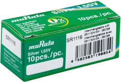 Murata MURATA(Sony) 365/366 SR1116W/SW ezüst-oxid gombelem 1, 55V bl/1 (MURATA-365-366)