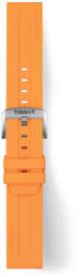 Tissot 22 mm-es narancssárga szilikon óraszíj T852.047. 918 (T852047918)