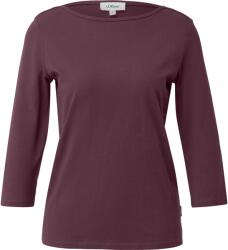 s. Oliver T-SHIRT MIT U-BOOT-AUSSCHNITT OVERSIZE Bordó 44 (2182311_4919_OS)