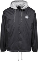 Vans TORREY HOODED COACHES JACKET Fekete, Szürke, Fehér L (VN000T6RBLK1)