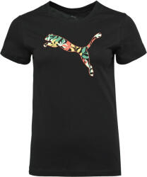 PUMA GRAPHICS FLORAL CAT LOO TEE Fekete, Mix S (68508101)