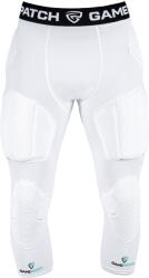 GAMEPATCH PADDED 3/4 TIGHTS WITH FULL PROTECTION Fehér, Fekete XL (PTFP02-001)